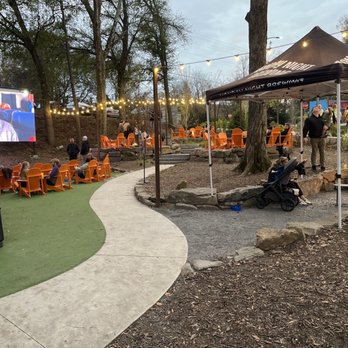 Monday Night Brewing - The Grove - The Grove outside with fire pits - Breweries Near Me - Atlanta, Georgia Monday Night Brewing - The Grove - The Grove outside with fire pits - Breweries Near Me - Atlanta, Georgia