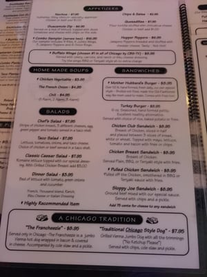 Menu photo 6 Mother Hubbard's Chicago, IL