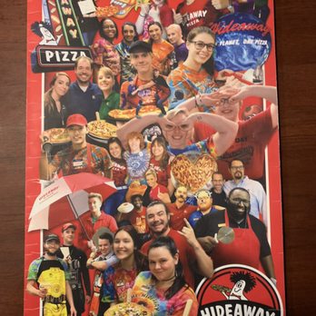 Hideaway Pizza - Front cover of menu. - Pizza Near Me - Tulsa, Oklahoma