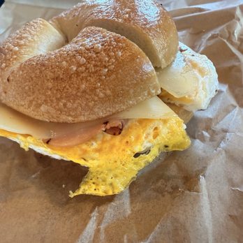 Einstein Bros. Bagels - Ham & Swiss Egg Sandwich - Bagels Near Me - Reno, Nevada Einstein Bros. Bagels - Ham & Swiss Egg Sandwich - Bagels Near Me - Reno, Nevada