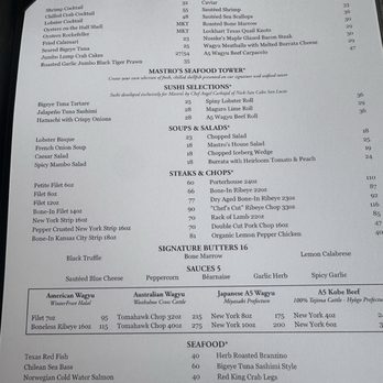 Mastro's Steakhouse - Steakhouses Near Me - Houston, Texas