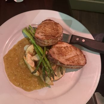 Byers Street Bistro - Pork chops with peach bourbon glaze - New American Near Me - Staunton, Virginia