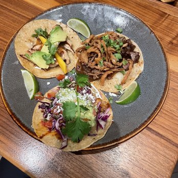 GRANVILLE - Taco trio shrimp, beef and chicken - New American Near Me - Pasadena, California