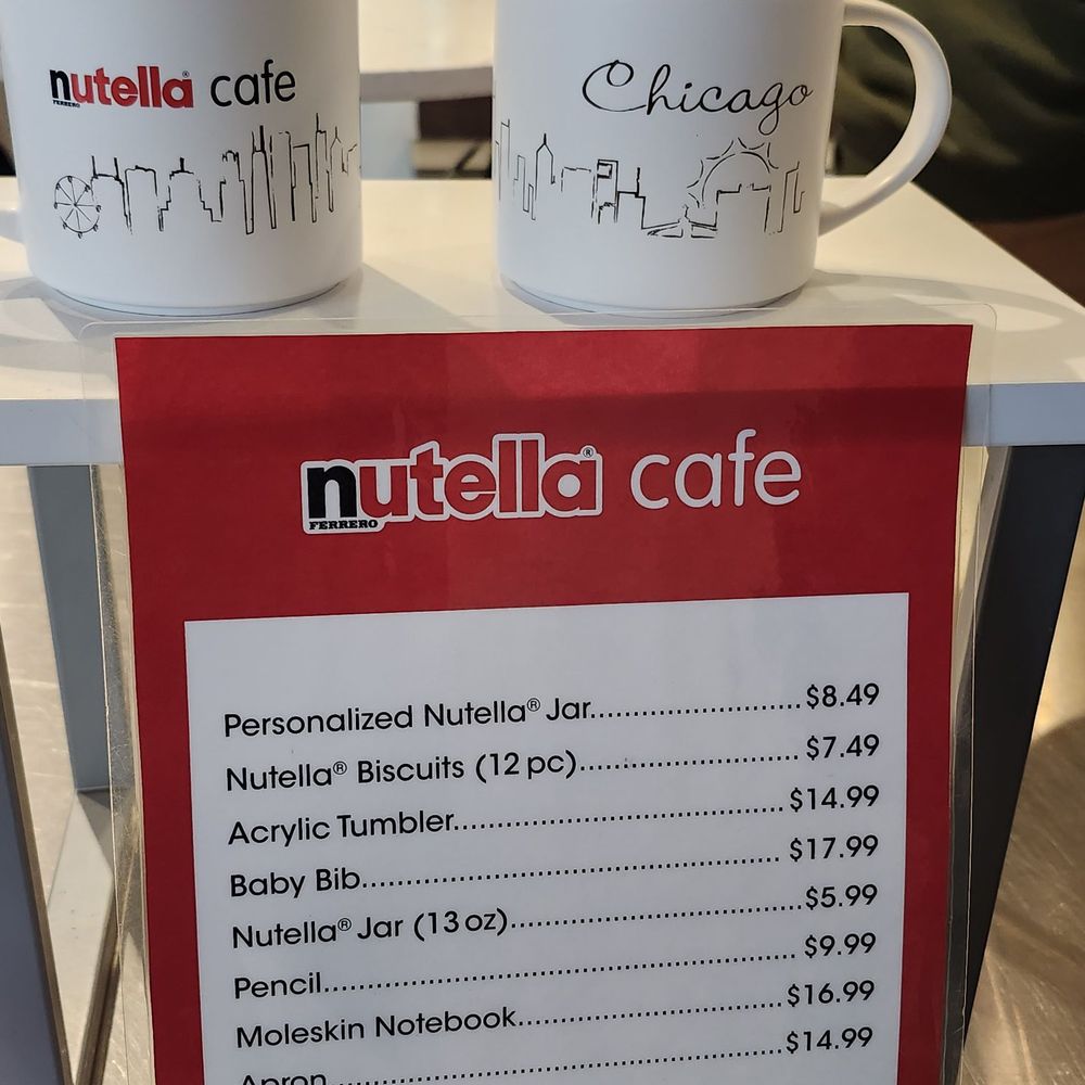 Nutella Cafe - Desserts Near Me - Chicago, Illinois Nutella Cafe - Desserts Near Me - Chicago, Illinois