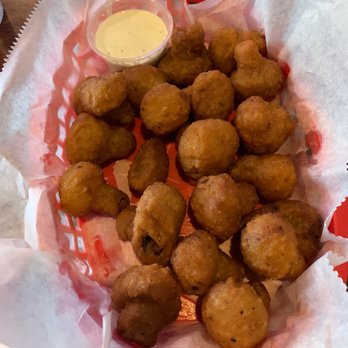 Rixster Grill - Damn tasty perfectly fried mushrooms. Not greasy at all. - American Near Me - High Point, North Carolina Rixster Grill - Damn tasty perfectly fried mushrooms. Not greasy at all. - American Near Me - High Point, North Carolina