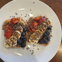 Power Plant Juice Bar - PB and Banana Toast