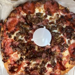 Tailgaters and IL Primo - All meat 8" pizza to go.