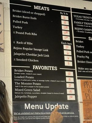 Menu photo 2 Rejino Barbeque Olton, TX