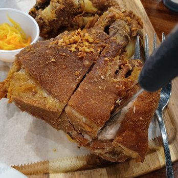 Gerry's Grill - Fried pig knuckles - Filipino Near Me - Houston, Texas