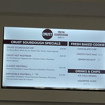 CRUST - Fresh Sourdough Deli - Sandwiches Near Me - Pleasanton, California