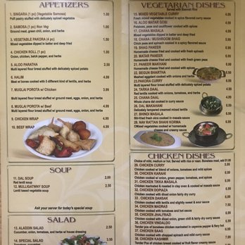 Aladdin Sweets & Cafe - 1st & 2nd page of menu 11/2020 - Indian Near Me - Hamtramck, Michigan Aladdin Sweets & Cafe - 1st & 2nd page of menu 11/2020 - Indian Near Me - Hamtramck, Michigan