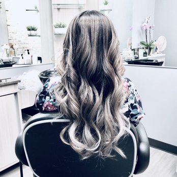Tavu Beauty Studio - Beige Blonde color melt to Silver Smoke. This photo doesn't do the color justice. - Hair Stylists Near Me - La Habra, California Tavu Beauty Studio - Beige Blonde color melt to Silver Smoke. This photo doesn't do the color justice. - Hair Stylists Near Me - La Habra, California