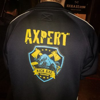 Kick Axe Throwing - He did an amazing job - Bars Near Me - Brooklyn, New York