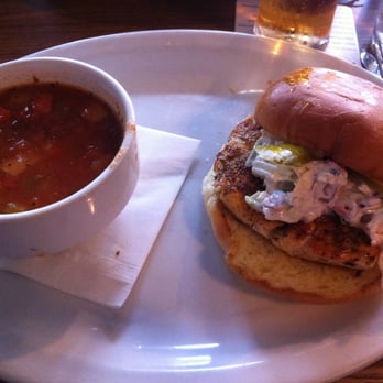 The Next Act - Cajun fish sandwich ($15 ) with soup ($1 extra) - Pubs Near Me - Edmonton, Alberta The Next Act - Cajun fish sandwich ($15 ) with soup ($1 extra) - Pubs Near Me - Edmonton, Alberta