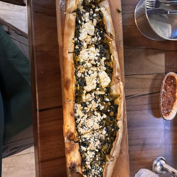 Chef's Table - Spinach & Feta Pide - Turkish Near Me - Helotes, Texas