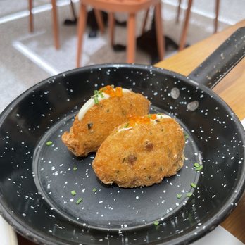 Cantinho do Avillez - Traditional cod cakes! - Portuguese Near Me - Lisbon, 11