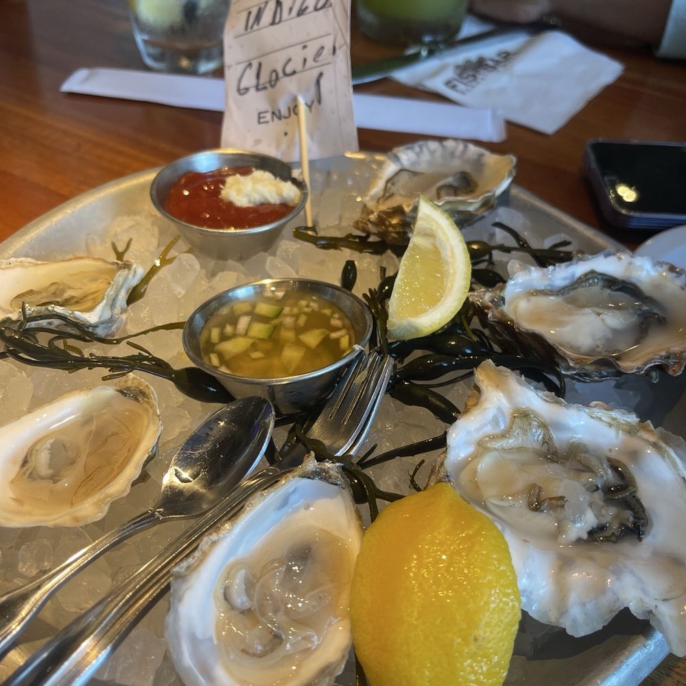 FishBar - Indigo & Glacier oysters - Seafood Near Me - Manhattan Beach, California FishBar - Indigo & Glacier oysters - Seafood Near Me - Manhattan Beach, California