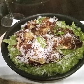 Esther's Kitchen - Spinach and Artichoke Risotto.  The Artichokes were oily, the Risotto meh.  It's vegan but we added butter and cheese. - Italian Near Me - Las Vegas, Nevada