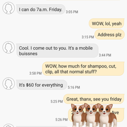 Happy Pets Complete Animal Care - No show, no call, 40 minutes late so far