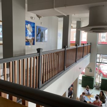 MI Table - View of the art gallery on the second floor balcony - New American Near Me - Bay City, Michigan