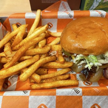 My Burger - St. Paul - Bacon Cheeseburger & Cajun Fries - Burgers Near Me - Saint Paul, Minnesota
