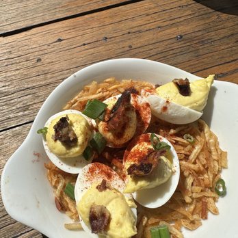 Budweiser Brew House - Deviled eggs - Sports Bars Near Me - Saint Louis, Missouri
