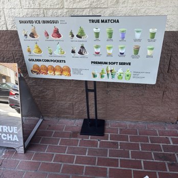 True Matcha - Outside Menu - Coffee & Tea Near Me - Las Vegas, Nevada