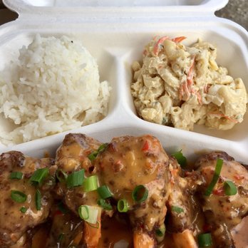 Wake Up Delicious - Sweet n Spicy Shrimp. Huge and delicious! - Hawaiian Near Me - Hanalei, Hawaii Wake Up Delicious - Sweet n Spicy Shrimp. Huge and delicious! - Hawaiian Near Me - Hanalei, Hawaii