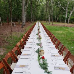 Camelot Party Rental - Wedding table for 80 guests!