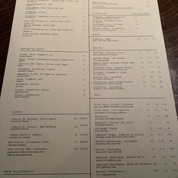 Vin 48 - Drink menu - New American Near Me - Avon, Colorado Vin 48 - Drink menu - New American Near Me - Avon, Colorado