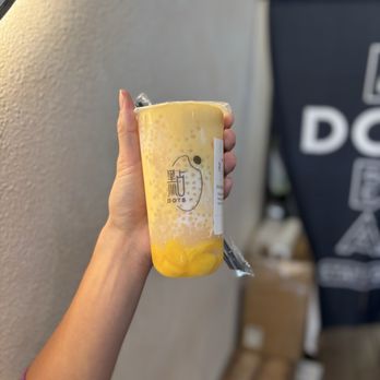 Dots Boba - Mango Coco Sago - Bubble Tea Near Me - San Francisco, California Dots Boba - Mango Coco Sago - Bubble Tea Near Me - San Francisco, California