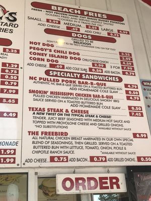 Menu photo 5 Kill Devil's Frozen Custard & Beach Fries Kill Devil Hills, NC