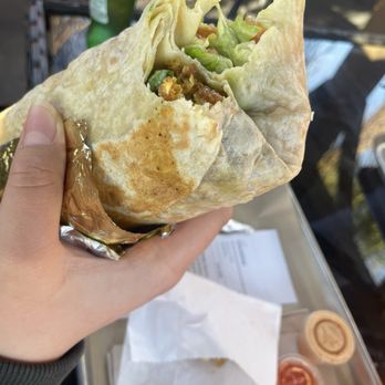 Afghan Burrito - Fried chicken golden burrito - Mexican Near Me - Berkeley, California