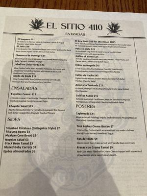 Menu photo 6 El Sitio 4110 Odessa, TX Menu photo 6 El Sitio 4110 Odessa, TX