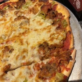 Lino's - Pizza with meatballs and banana peppers - Pizza Near Me - Rockford, Illinois