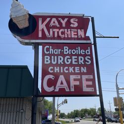 Kay's Kitchen - The sign looks vintage
