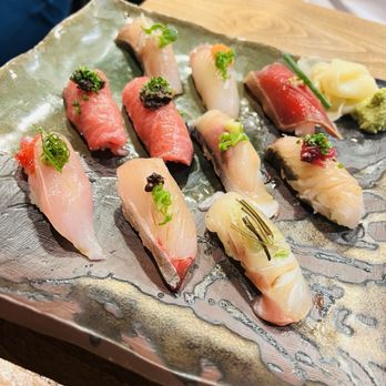 Kiraku - Omakase 9pcs Sampler - Tapas/Small Plates Near Me - Berkeley, California Kiraku - Omakase 9pcs Sampler - Tapas/Small Plates Near Me - Berkeley, California