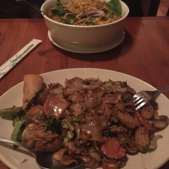 Jamjuree Thai Cuisine - Chicken Kow soy at the back. Pad see you at the front! - Thai Near Me - Seattle, Washington Jamjuree Thai Cuisine - Chicken Kow soy at the back. Pad see you at the front! - Thai Near Me - Seattle, Washington