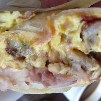 Andy's Coffee Shop - Close up of my (mixed) breakfast burrito with bacon & sausage. Good, Good, Good!!!! - Diners Near Me - Pasadena, California Andy's Coffee Shop - Close up of my (mixed) breakfast burrito with bacon & sausage. Good, Good, Good!!!! - Diners Near Me - Pasadena, California