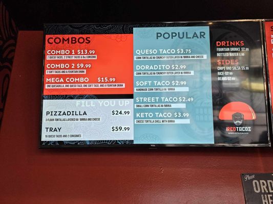 Menu photo 1 Red Tacos Lehi, UT