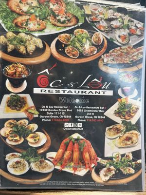 Menu photo 1 Oc & Lau Restaurant Garden Grove, CA