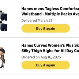 Amazon purchases