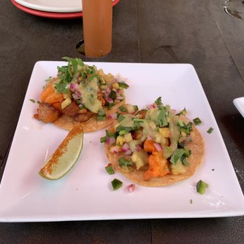 La Merenda - Pork and Shrimp Tostadas - Tapas Bars Near Me - Milwaukee, Wisconsin La Merenda - Pork and Shrimp Tostadas - Tapas Bars Near Me - Milwaukee, Wisconsin