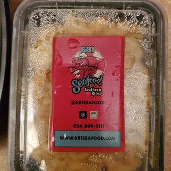 681 Seafood & Southern Bites - a container of seafood and southern bites - Food Trucks Near Me - Deerfield Beach, Florida
