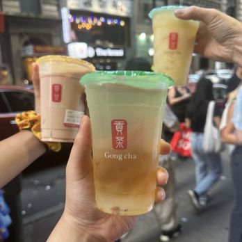 Gong Cha - Assortment of drinks - Bubble Tea Near Me - New York, New York