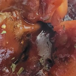 Tino's Carry Out - A sample of Tino's Rib Tips. Yummy, meaty, flavored perfectly.