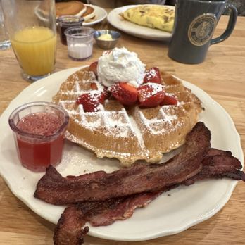 The Original Pancake House - Strawberry Waffle - Breakfast & Brunch Near Me - Fishers, Indiana