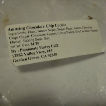 Passionate Pastry Cafe - Sorry, this is just the cookie wrapper! I'll take a pic of the next cookie BEFORE I eat it! - Bakeries Near Me - Garden Grove, California Passionate Pastry Cafe - Sorry, this is just the cookie wrapper! I'll take a pic of the next cookie BEFORE I eat it! - Bakeries Near Me - Garden Grove, California