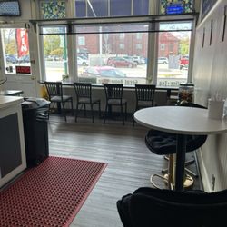 Julies Cheesecake Cafe - Photo angle looking out from the dining room..!