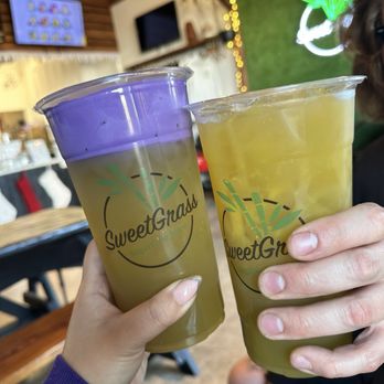 Sweet Grass Sugarcane Juice - Ube Dream & Mango Cane - Juice Bars & Smoothies Near Me - Long Beach, California Sweet Grass Sugarcane Juice - Ube Dream & Mango Cane - Juice Bars & Smoothies Near Me - Long Beach, California